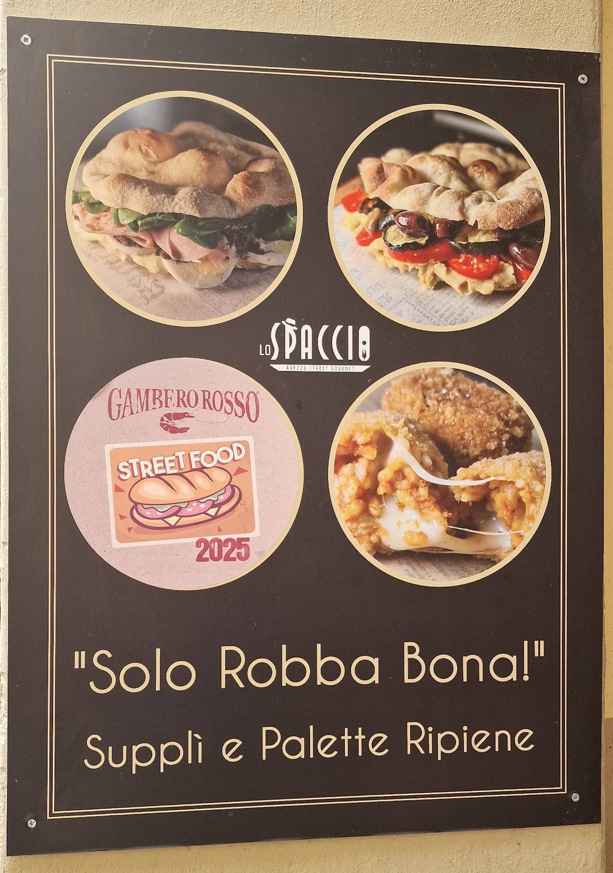 Menu di Lo Spaccio Focacce Panini 