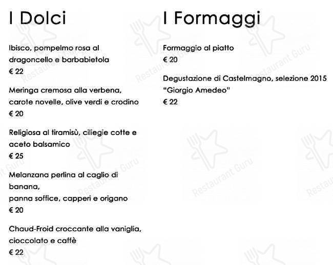 Menu di Lume 