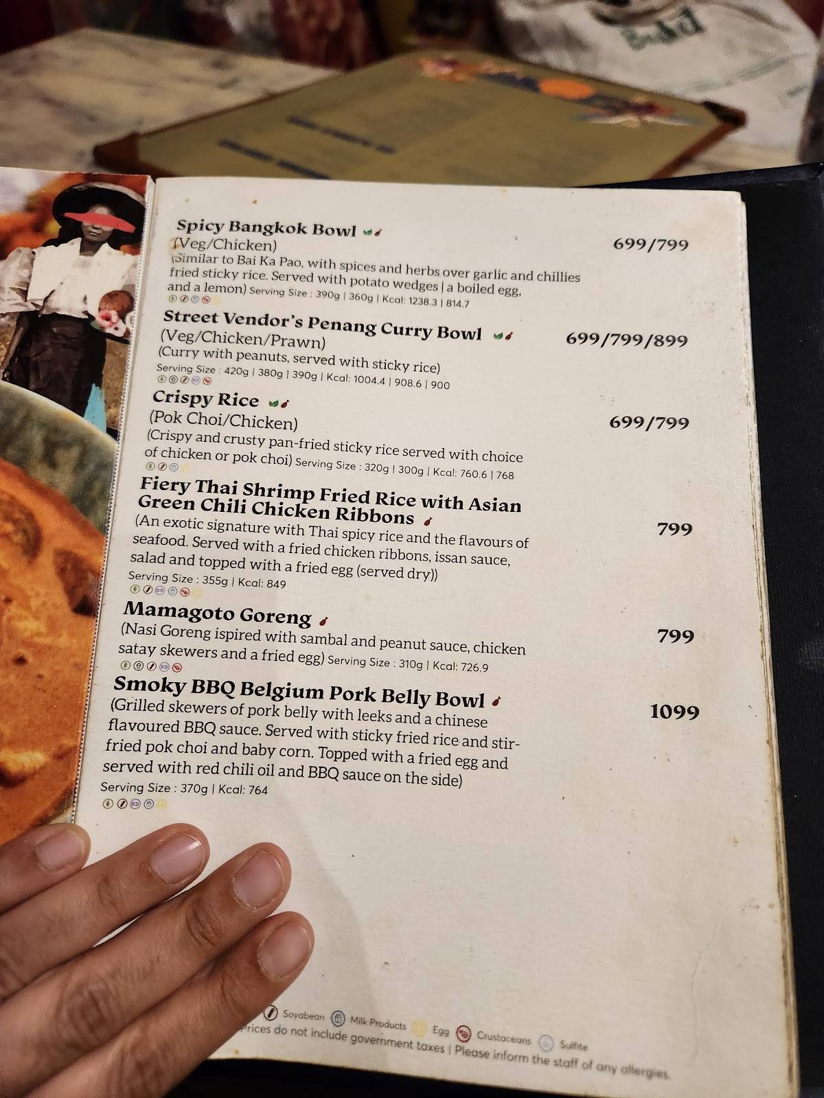 Mamagoto menu