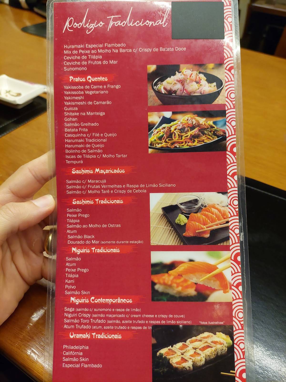 Mariaki Sushi Bar cardápio