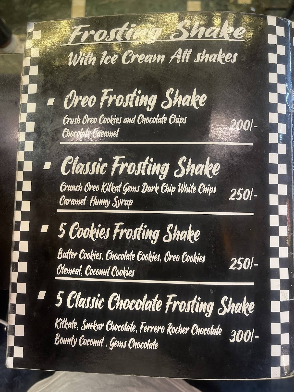 Master Chef menu