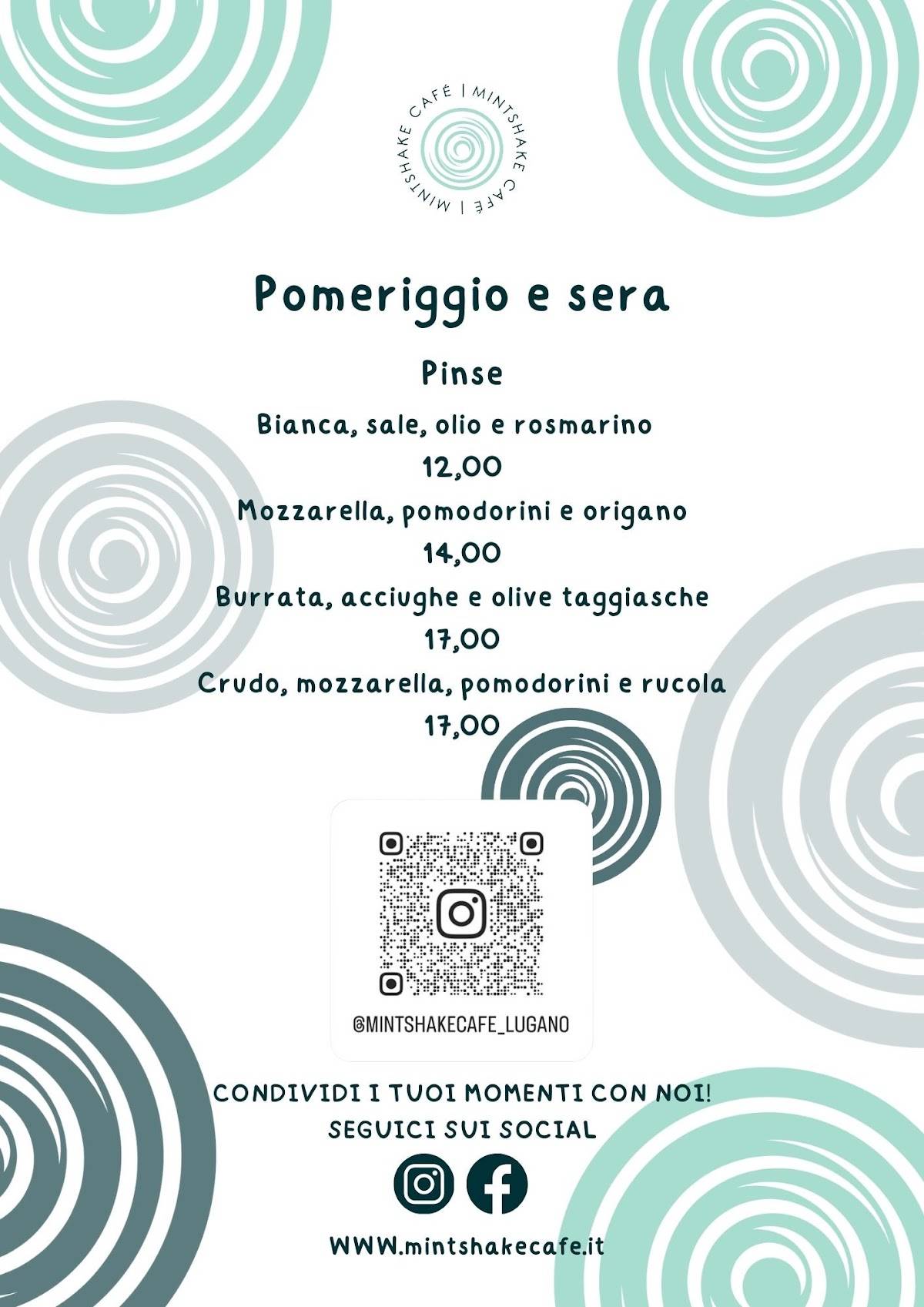 Menu di MintShake Café 