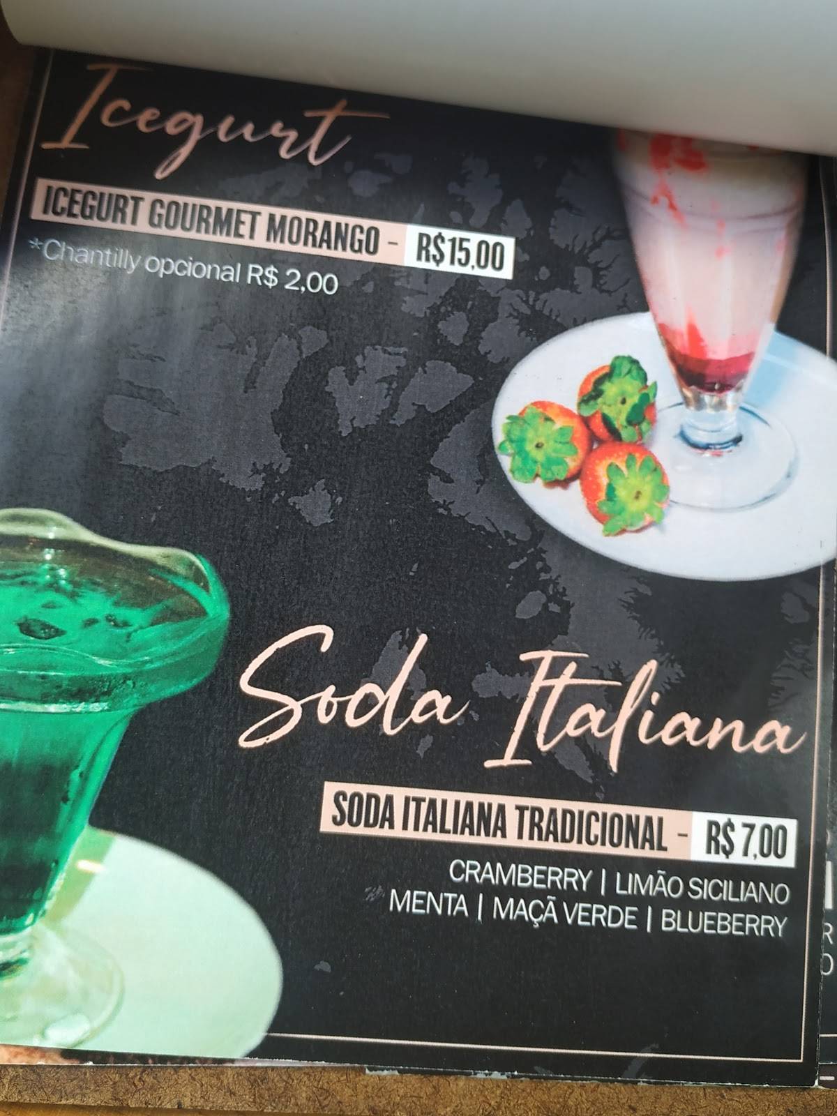 Missão Gourmet Restaurante e Cafeteria cardápio