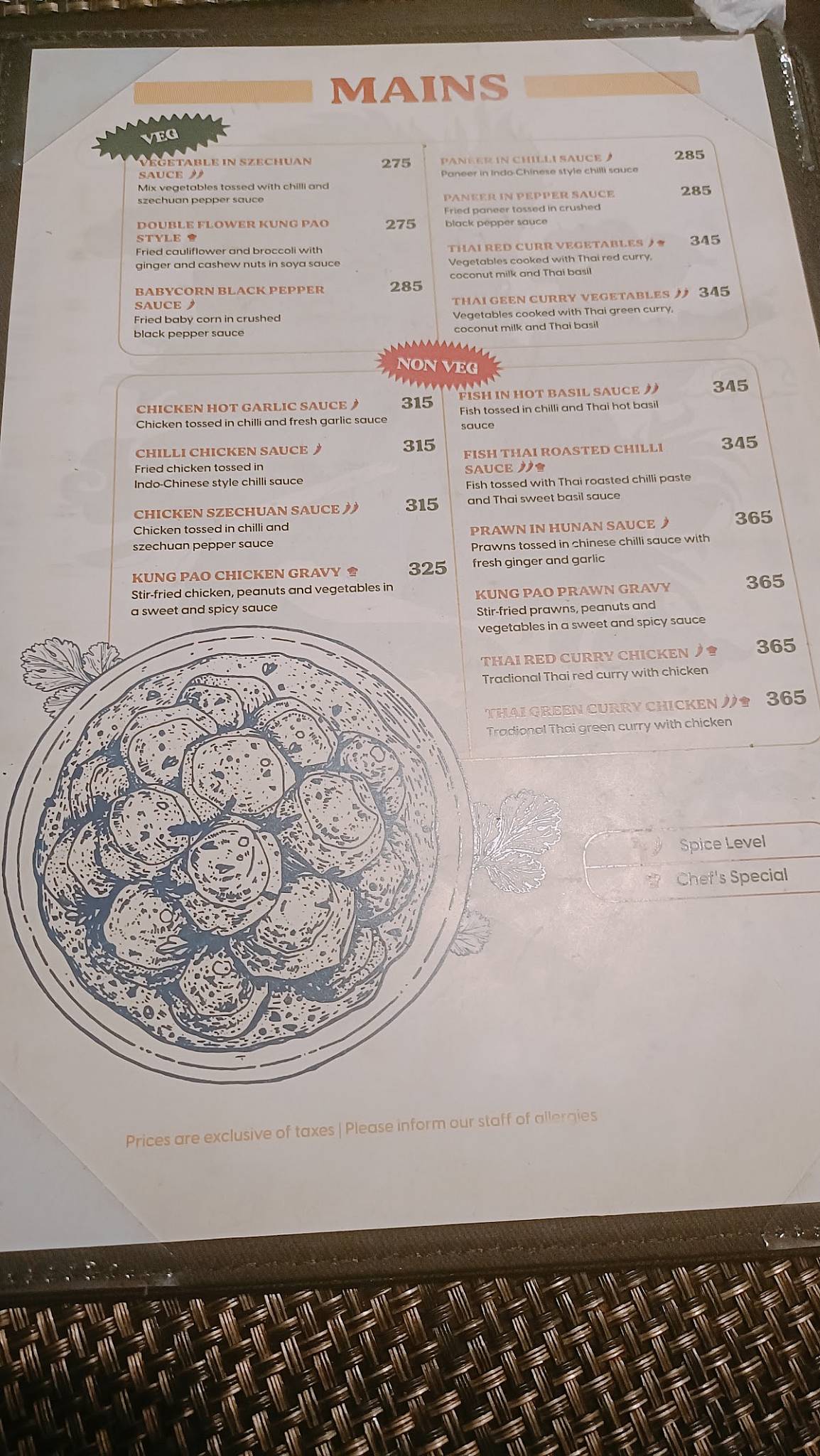 Orange Wok menu
