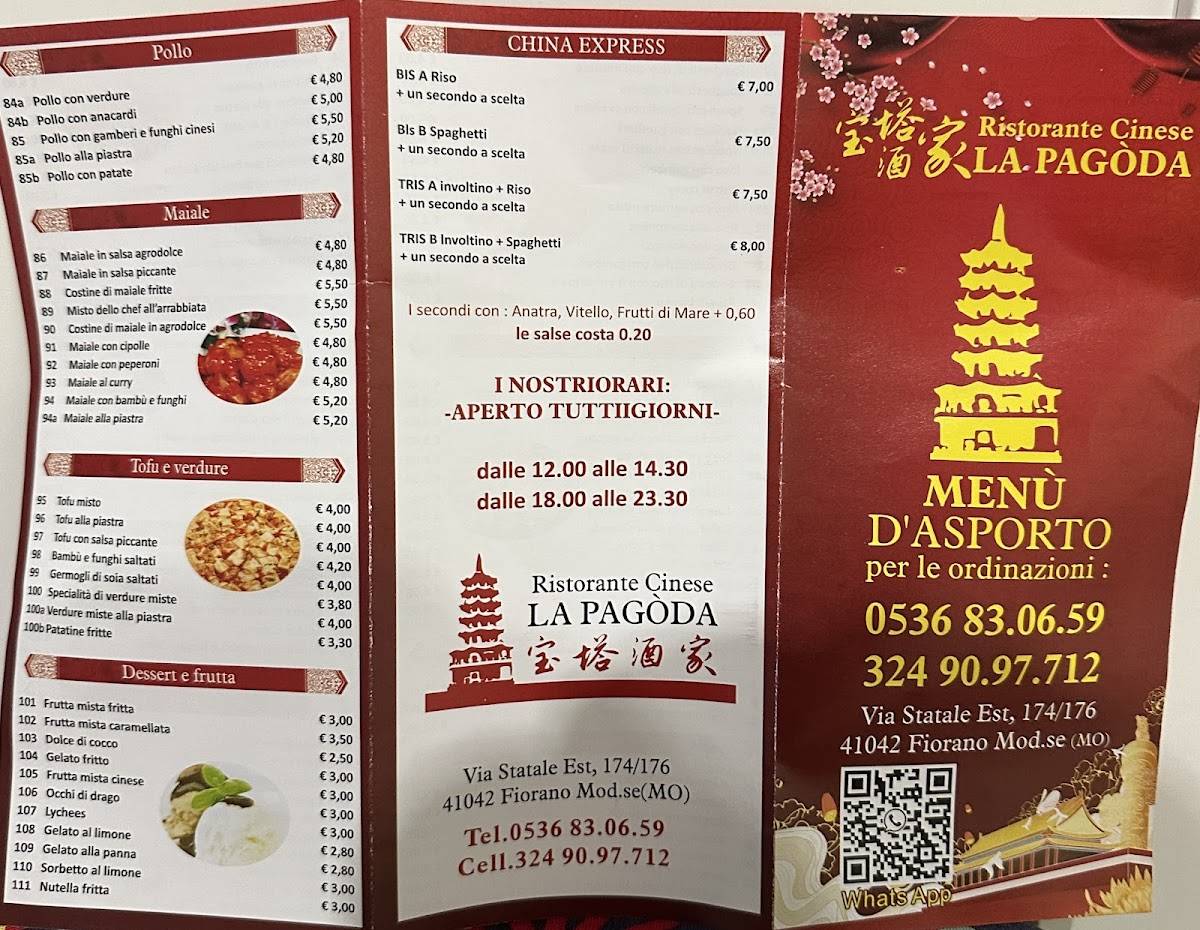 Menu di Pagoda 