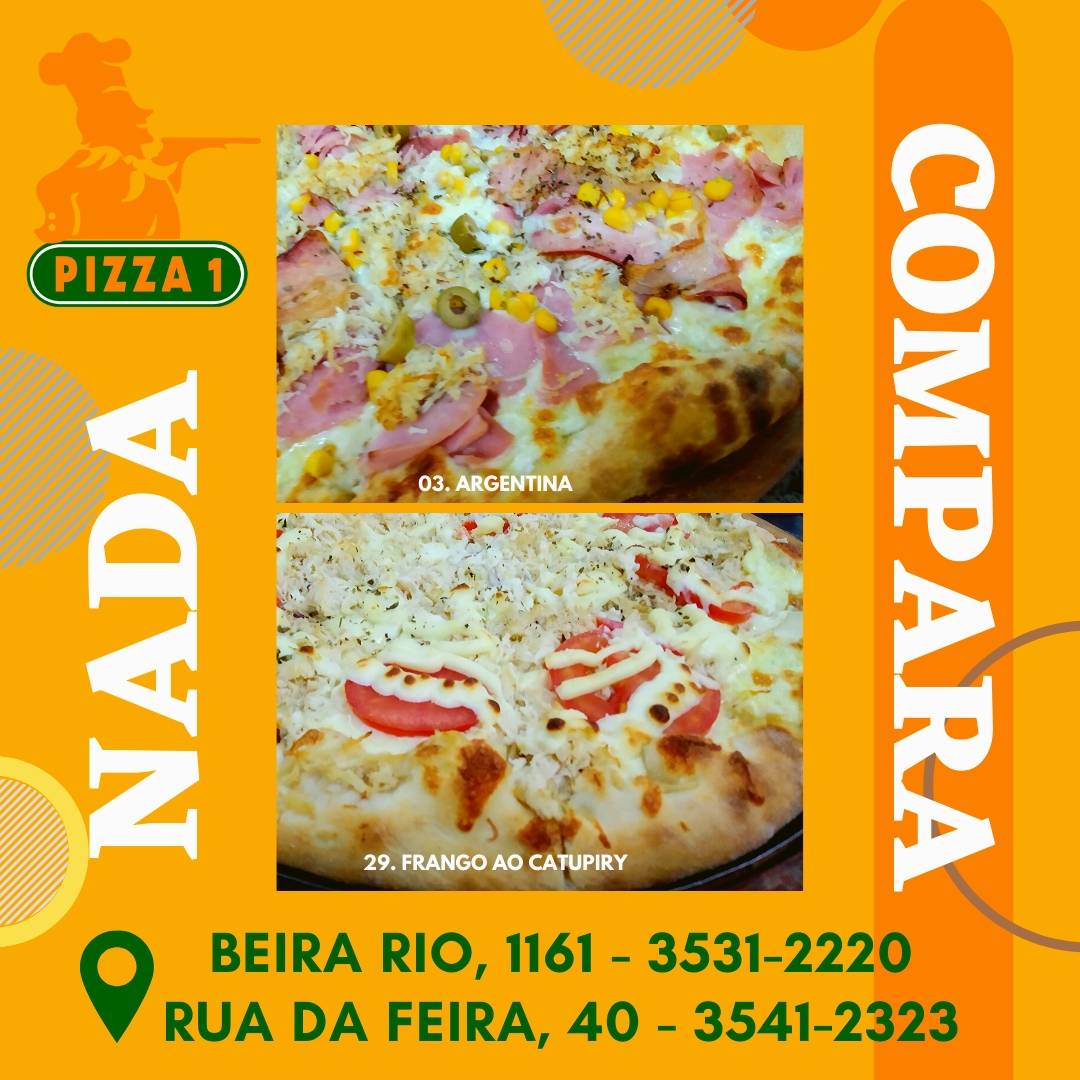 Pizza 1 cardápio