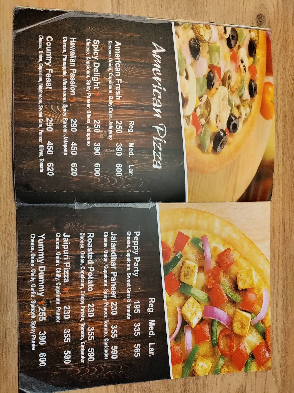 Pizza Empire menu