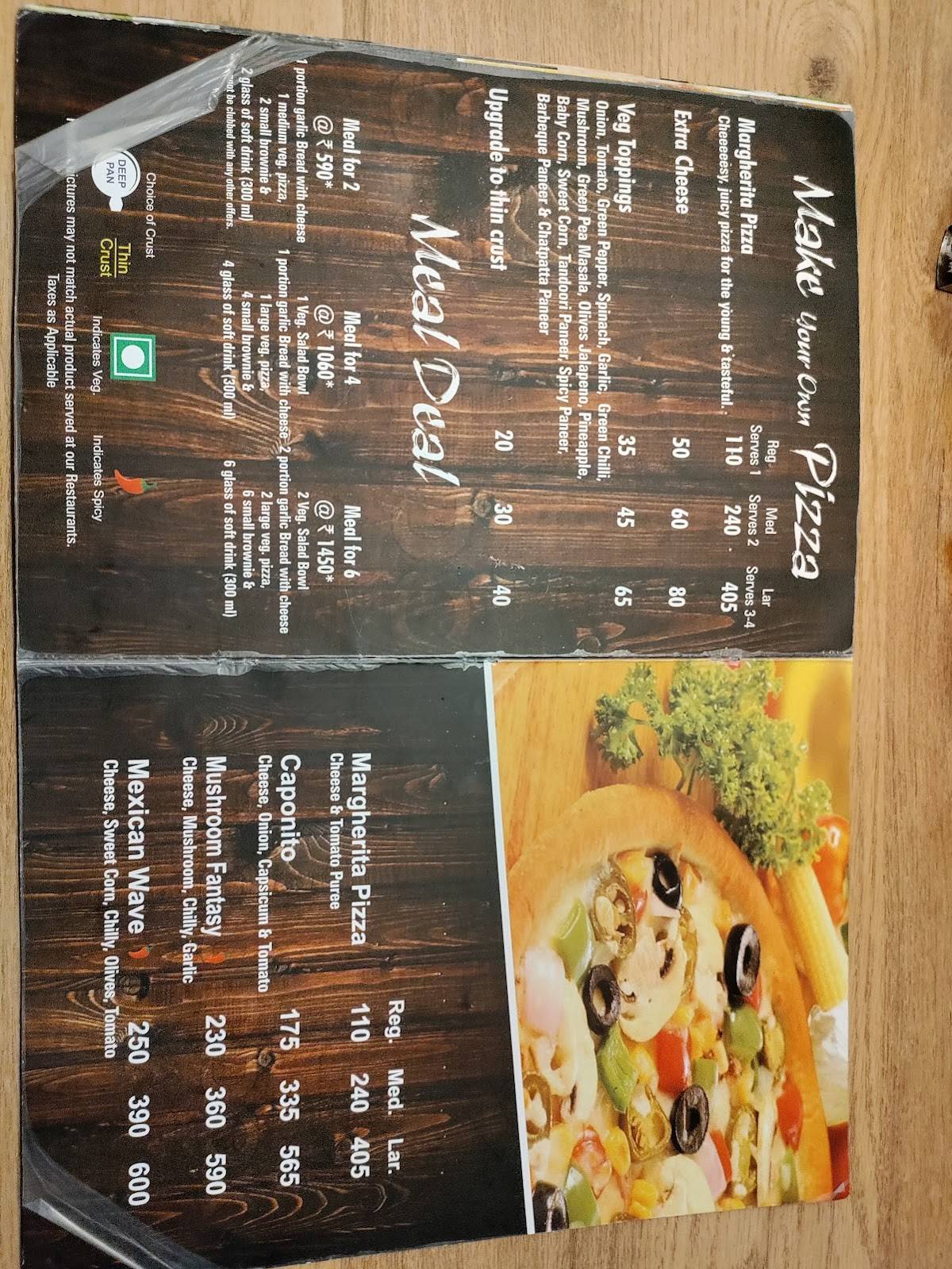 Pizza Empire menu