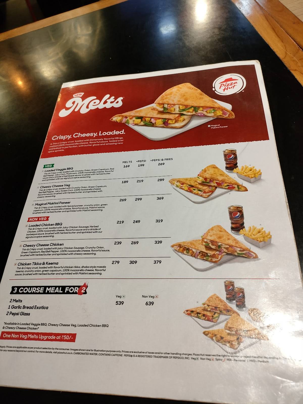 Pizza Hut Gandhi Puram, Rajahmundry menu