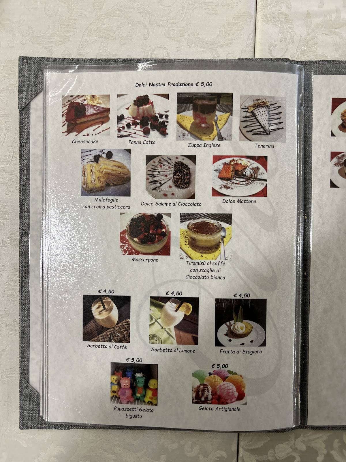Menu di Pizzeria Ciro 