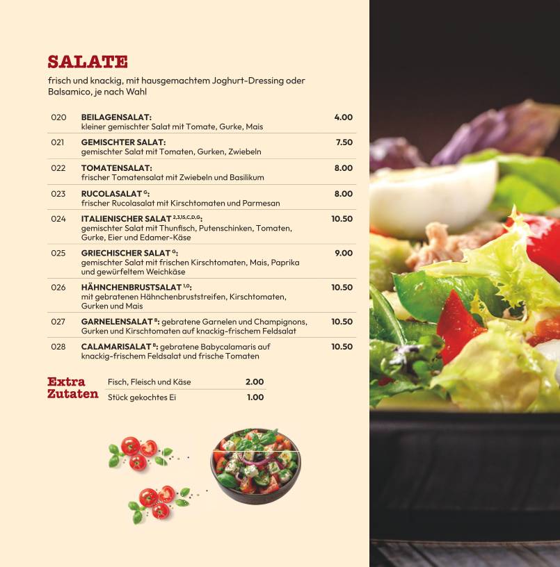 Menu de Pizzeria Libretto Rodgau