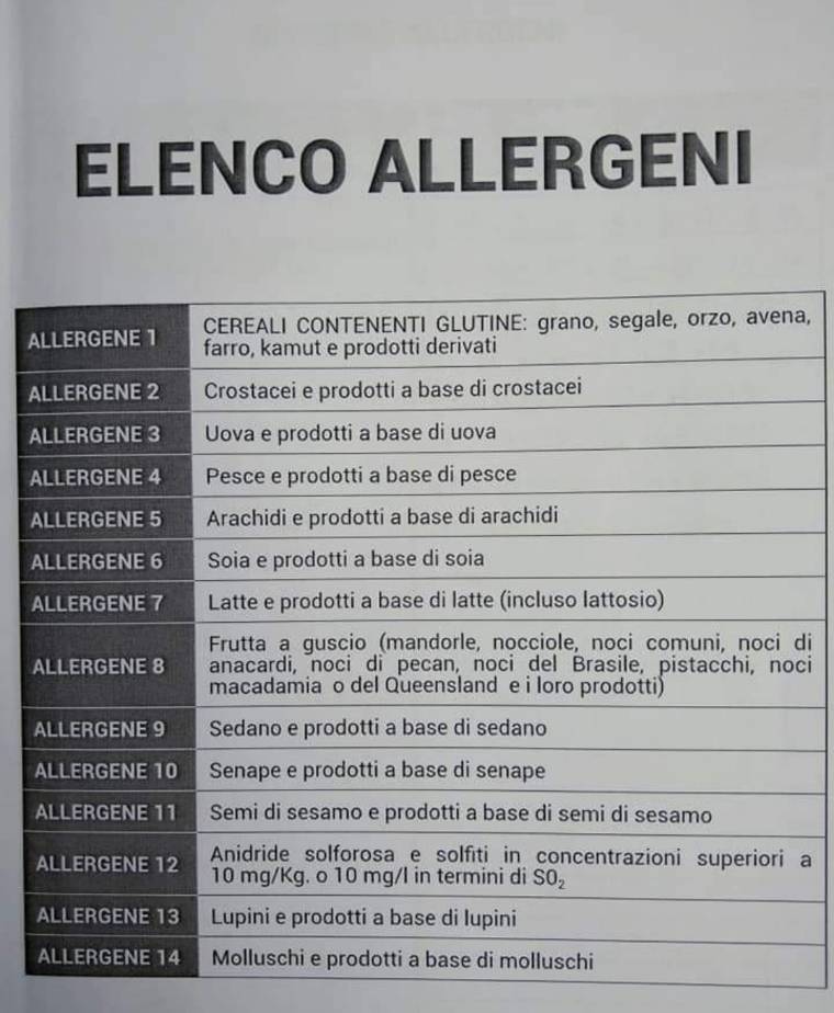 Menu di Pizzeria Ristorante Da Mimmo 