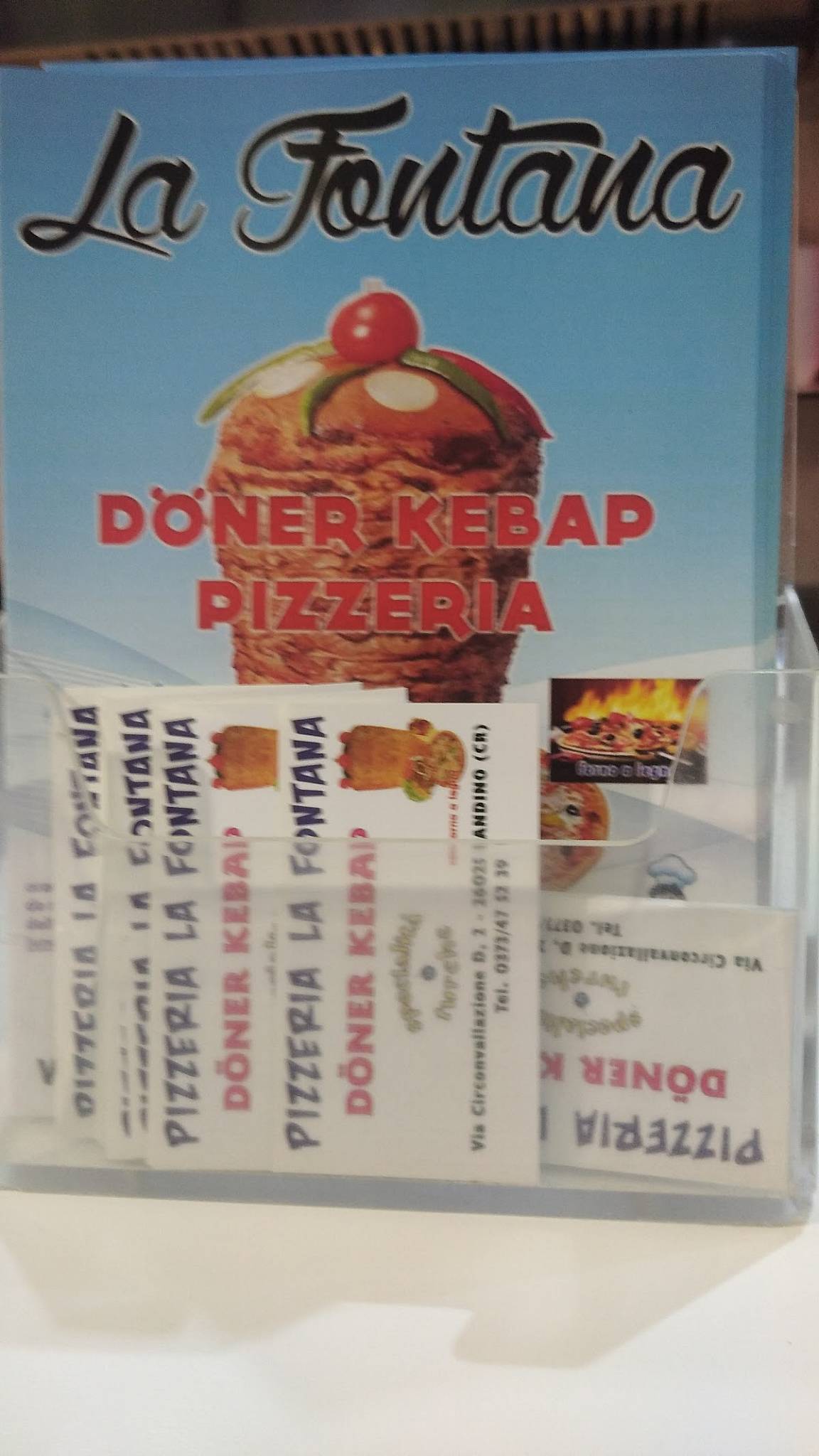 Menu di Pizzeria la Fontana Döner Kebap 