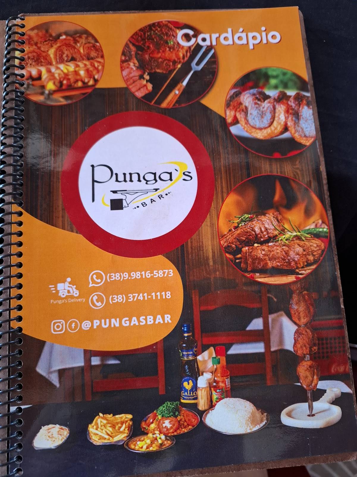 Punga's cardápio