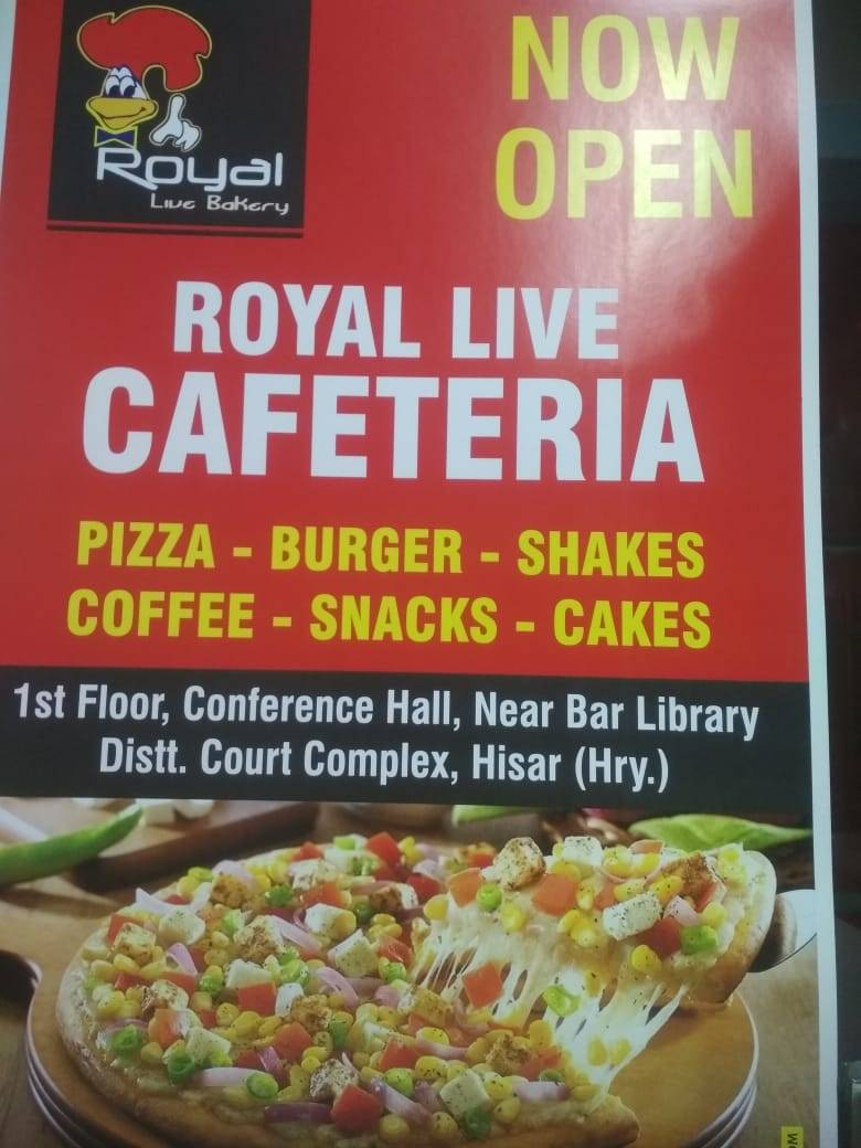 ROYAL LIVE CAFETERIA COURT menu