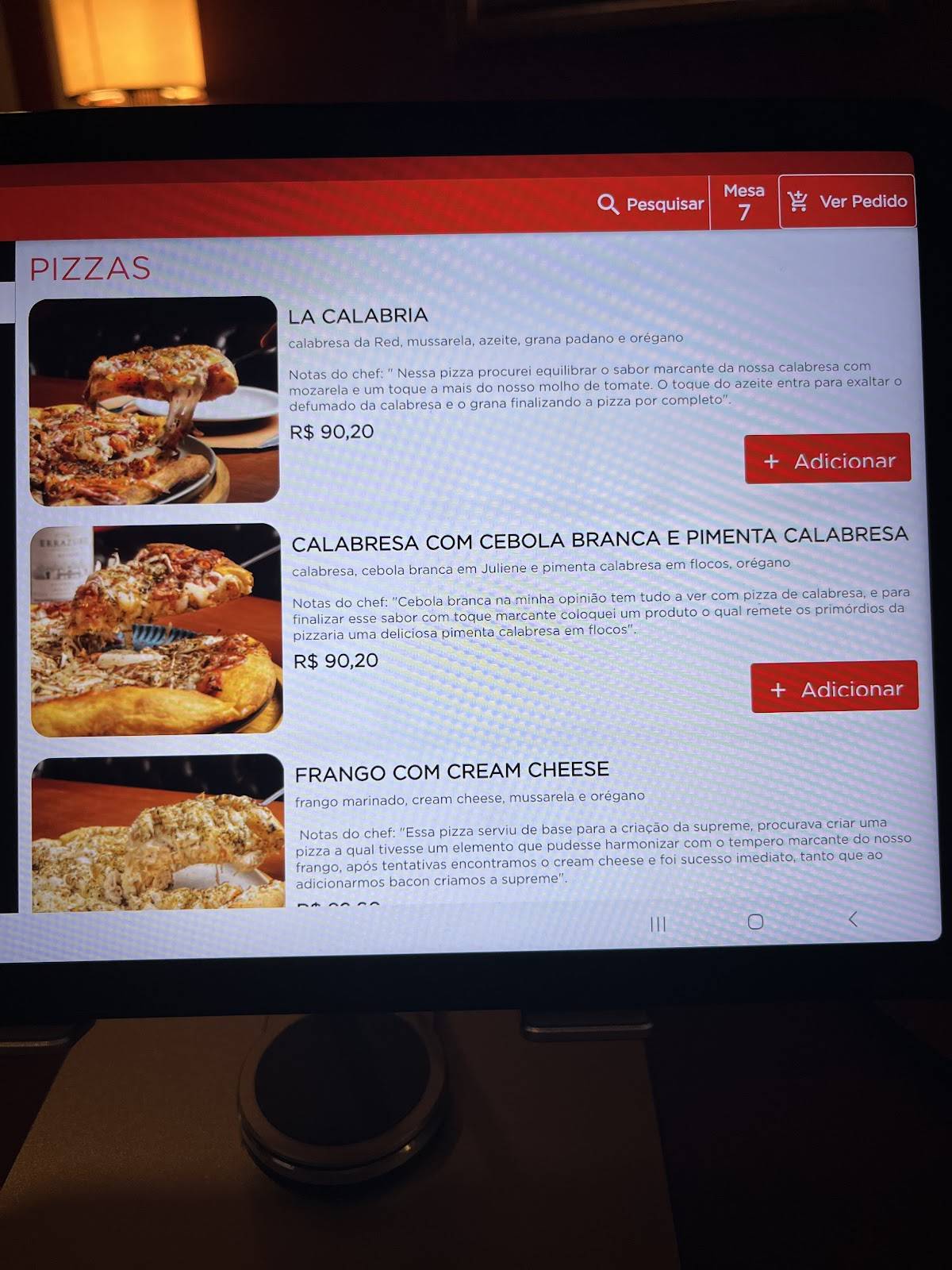 Red Elephant Brasil - Gold Pizza cardápio