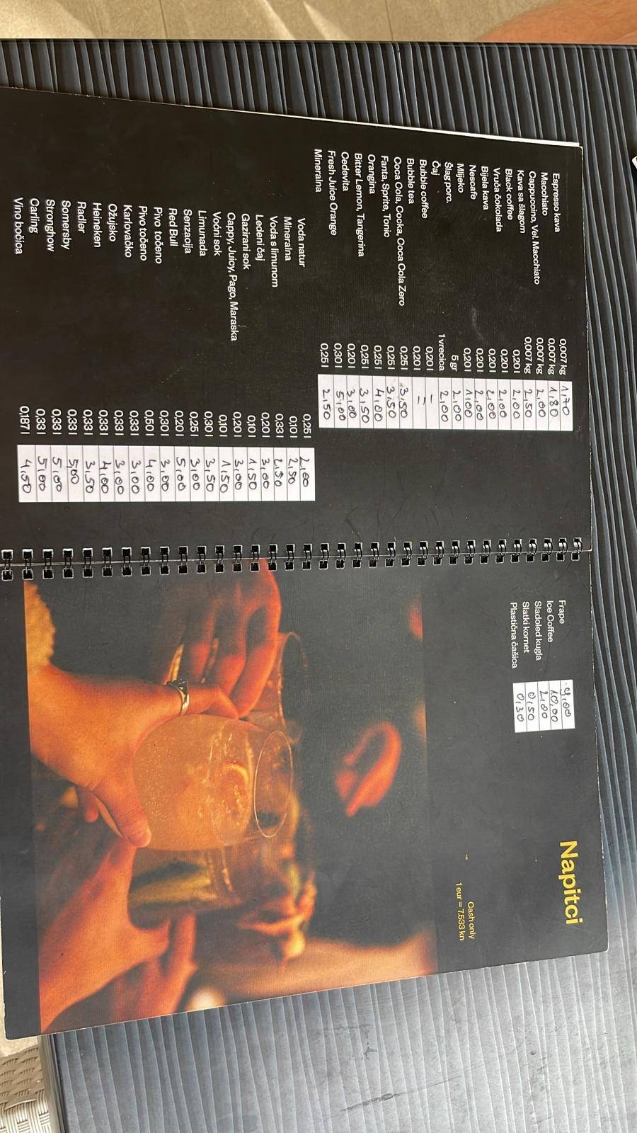 Menu di Restaurant Đir 