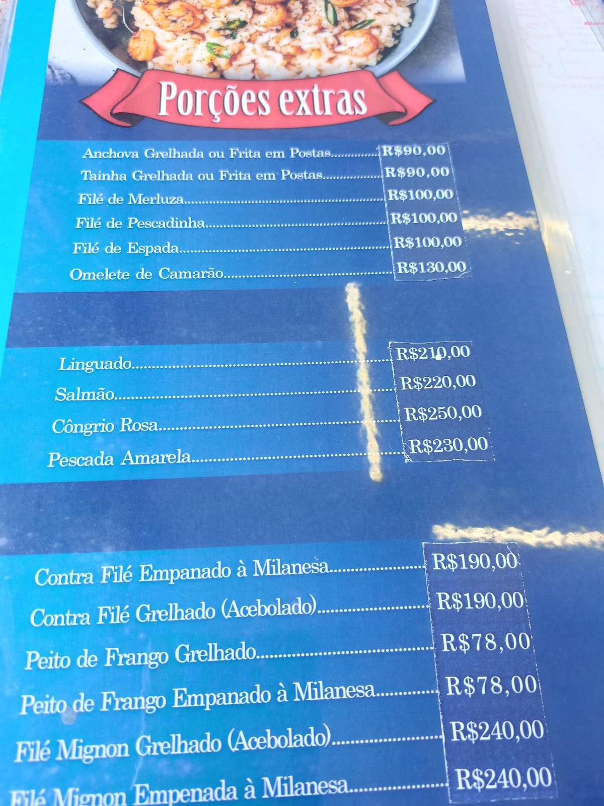 Restaurante Deca cardápio