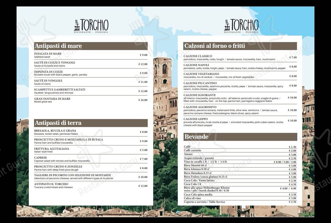 Menu di il Torchio 