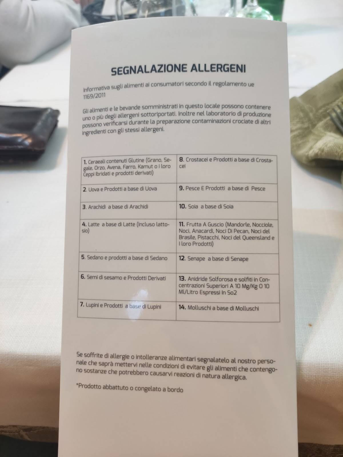 Menu di Ristorante Trattoria Da Morano 