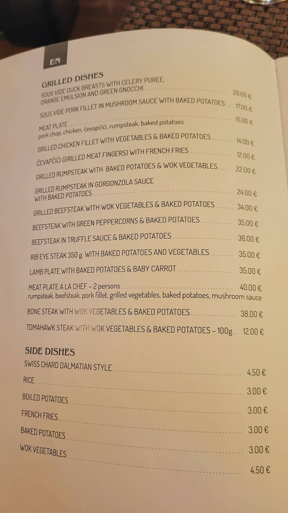 Menu di Riva 