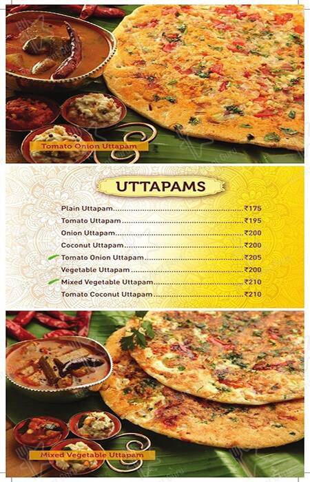 Sagar Ratna menu