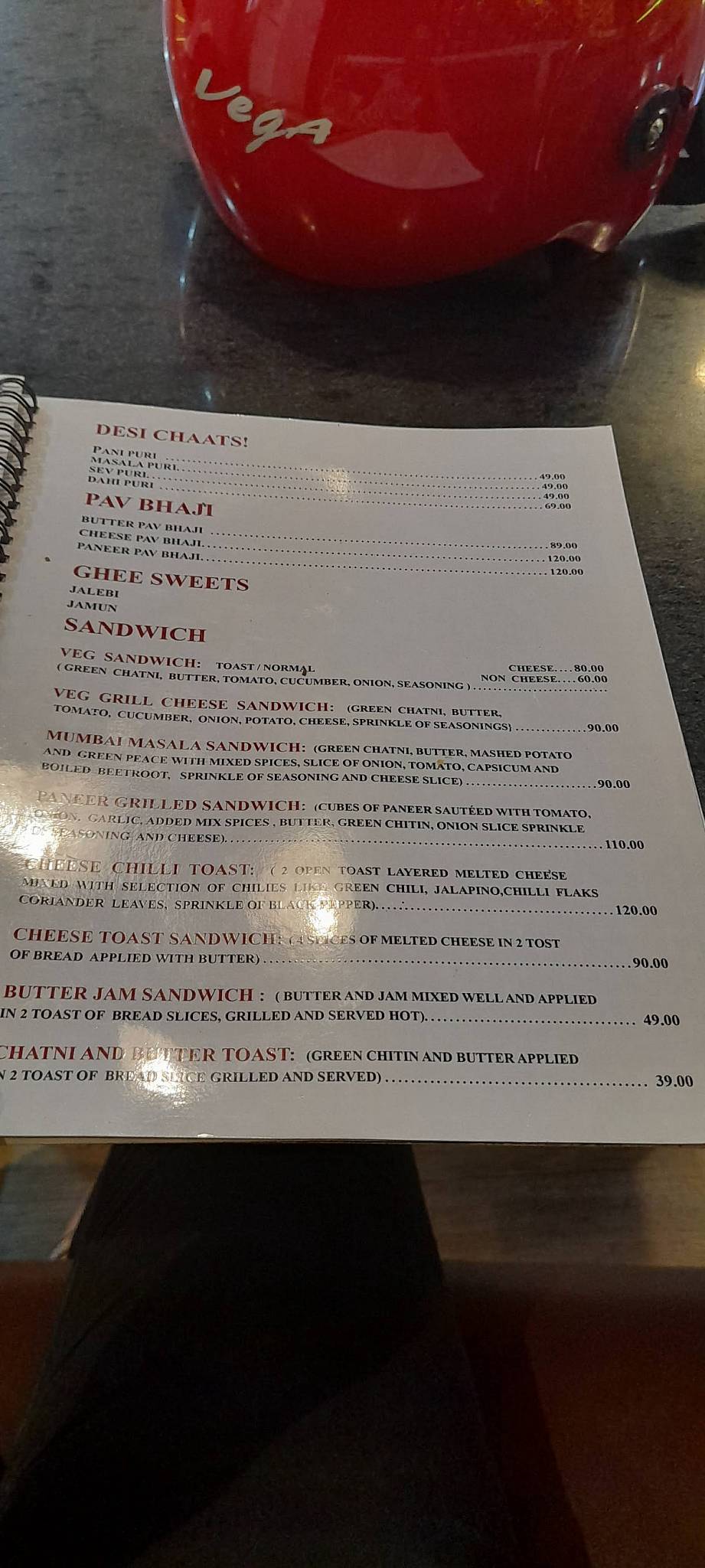 Menu at Smilo Ice Cream Parlour n Cafe, Udupi