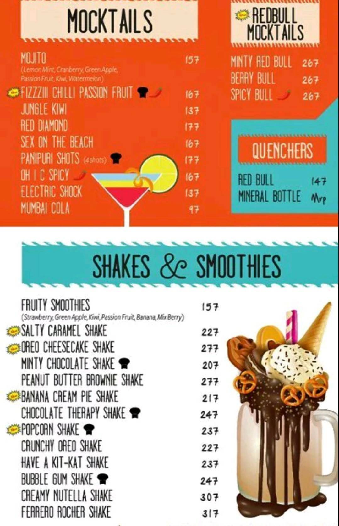 South Se menu