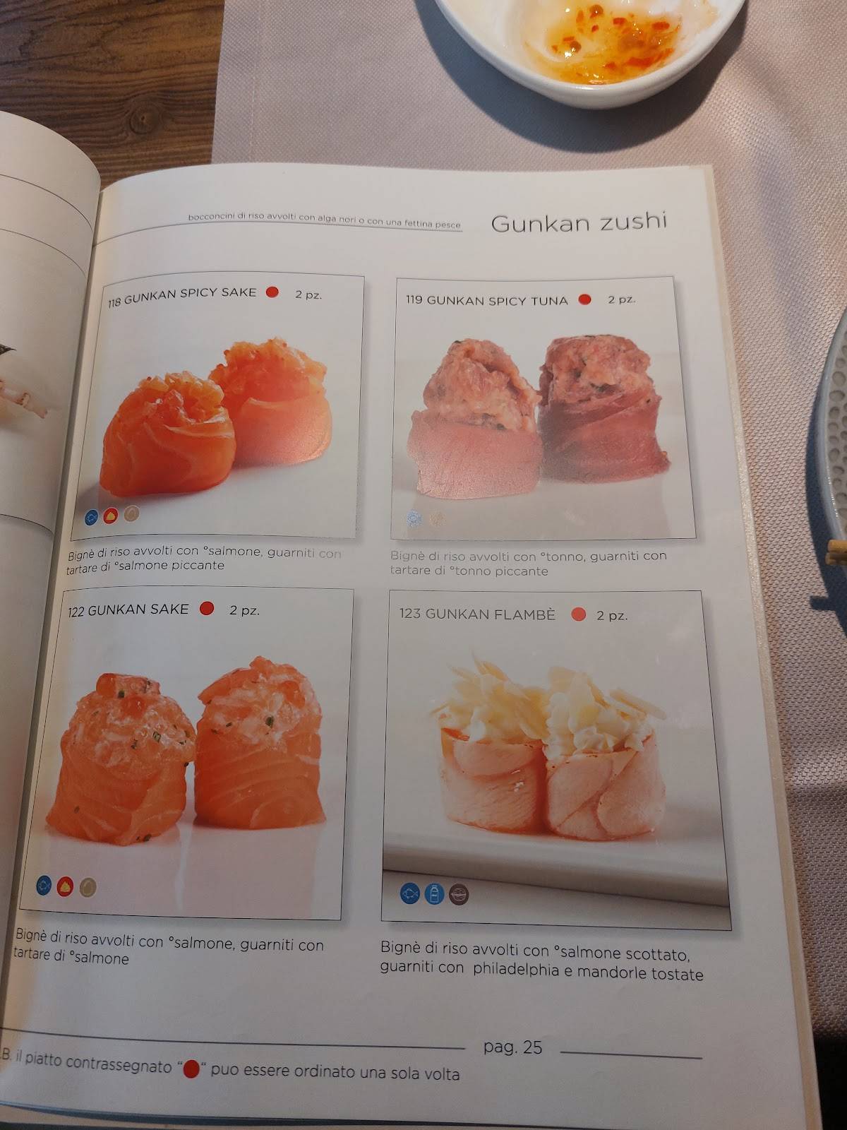 Menu di Ristorante Sushi Zero 