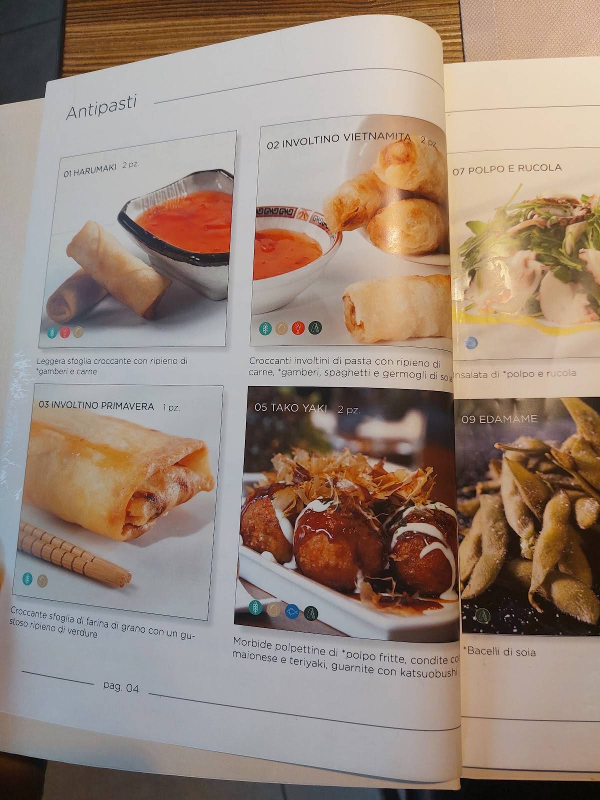 Menu di Ristorante Sushi Zero 