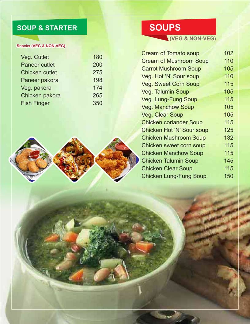 TEN 11 RESTAURANT & CAFE menu