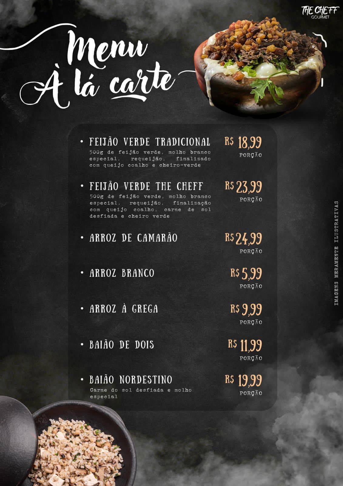 The Cheff Gourmet cardápio