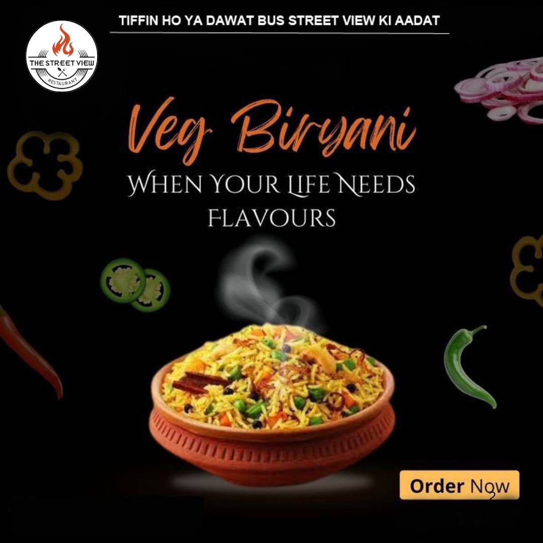 The Street View Restaurant menu