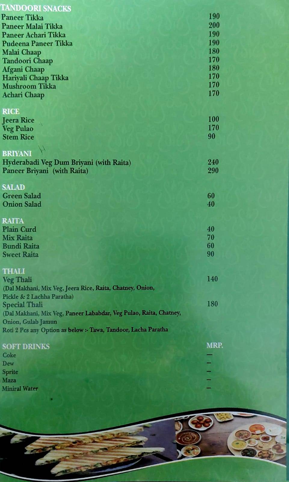 Menu at The delicious food point, Gurugram