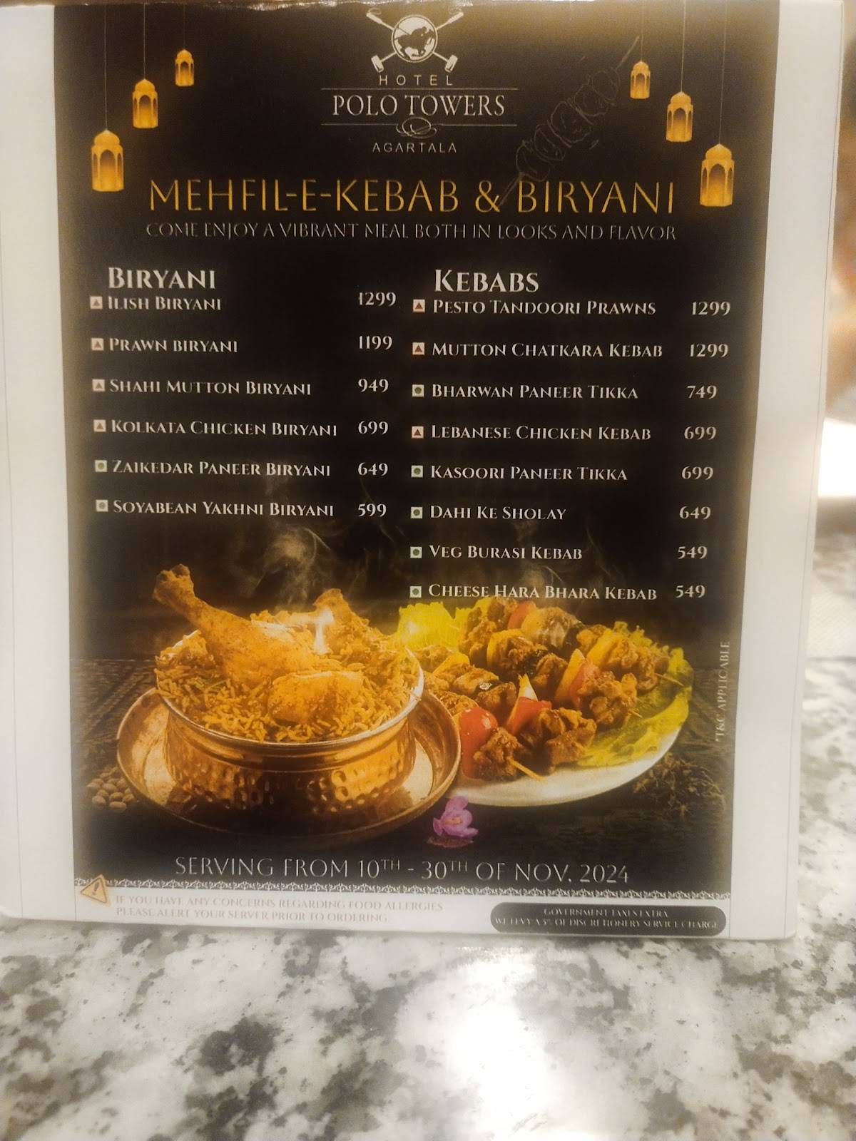 Three 81 menu