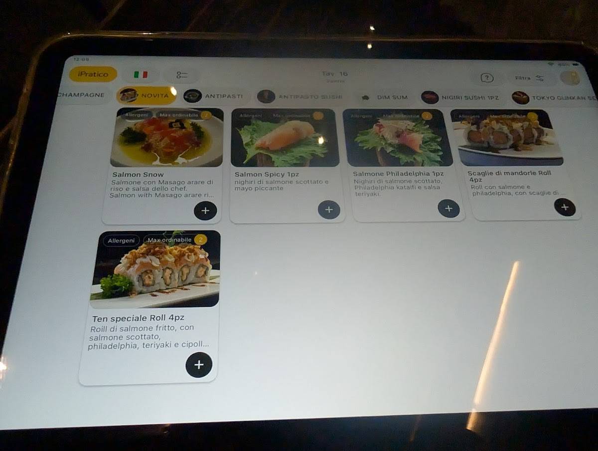 Menu di Tokyo Ristorante Giapponese 
