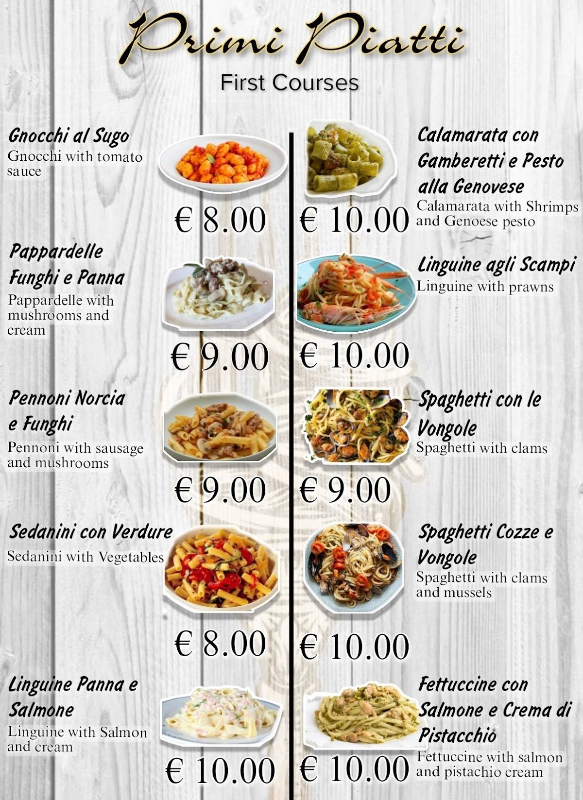 Menu di Tolesco 