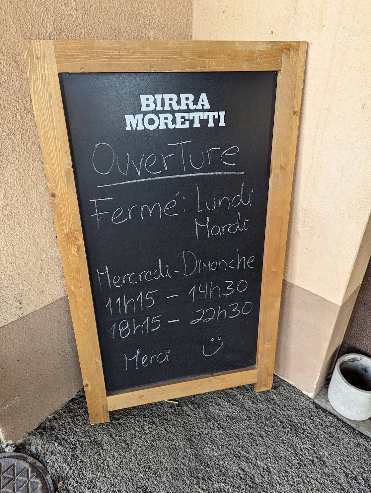 Menu di Restaurant pizzeria Le Lion d'Or 