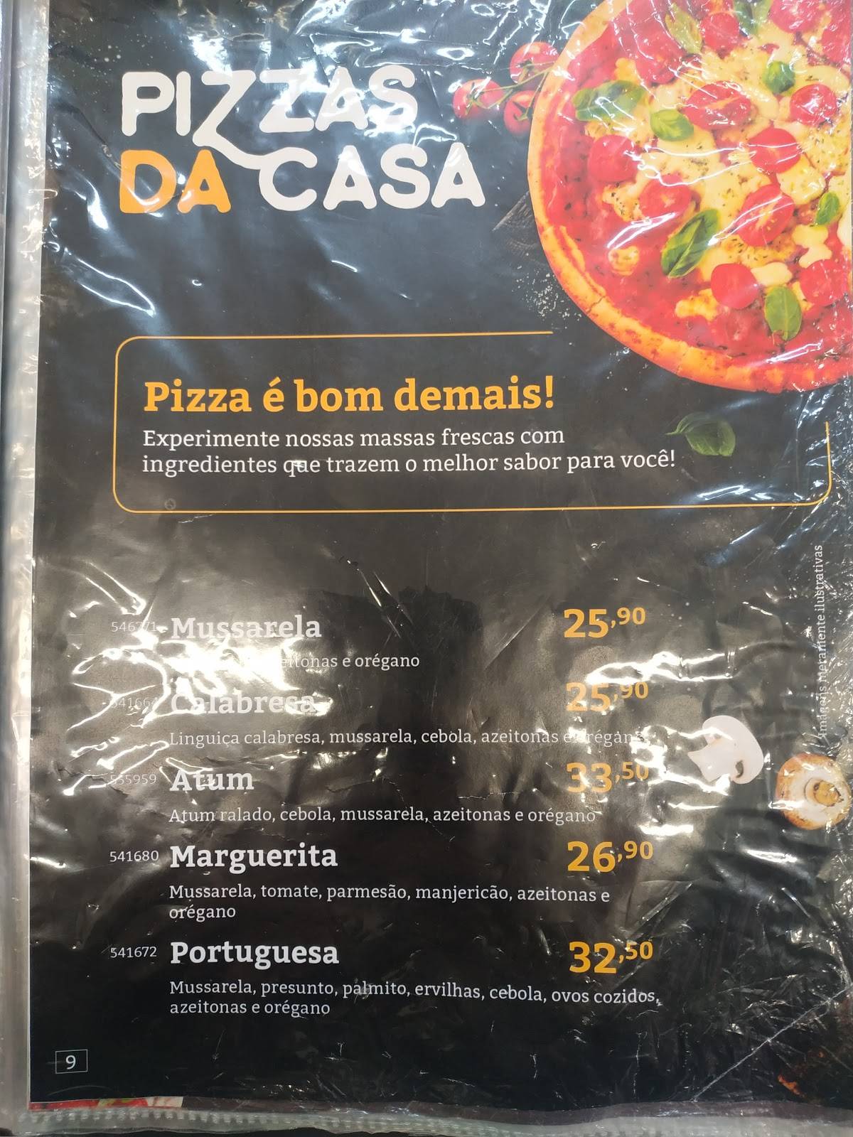 Restaurante Bella Massa cardápio