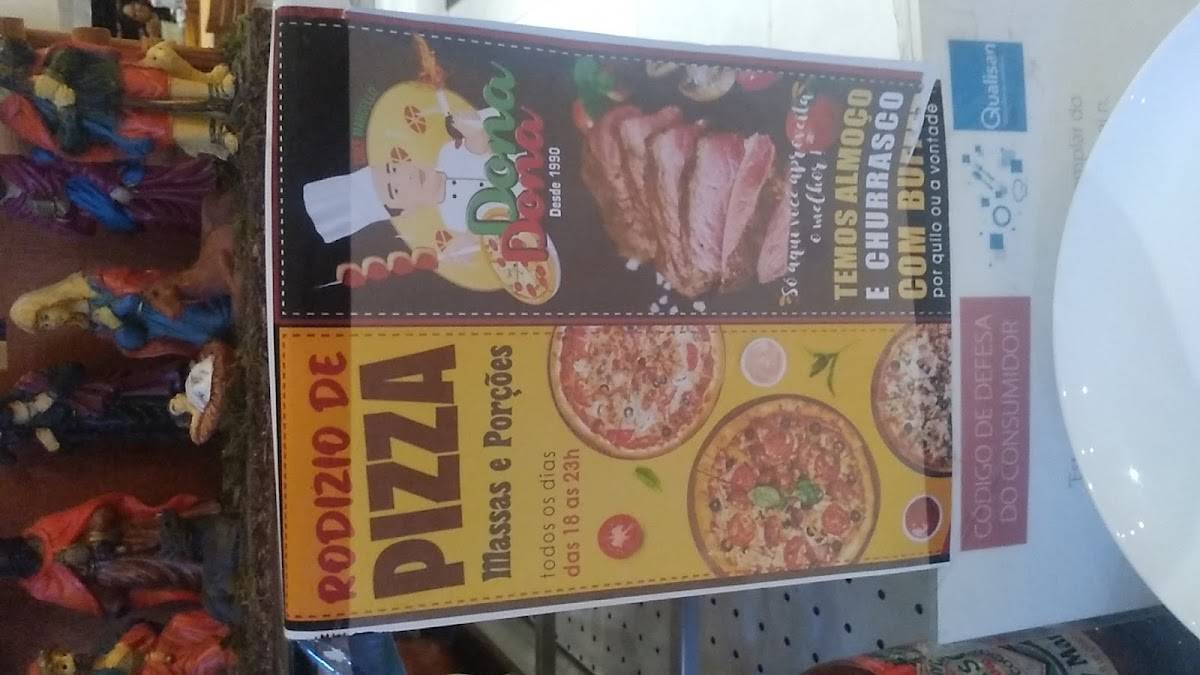 Restaurante Churrascaria e Pizzaria Dona Dona - Sumaré - SP cardápio