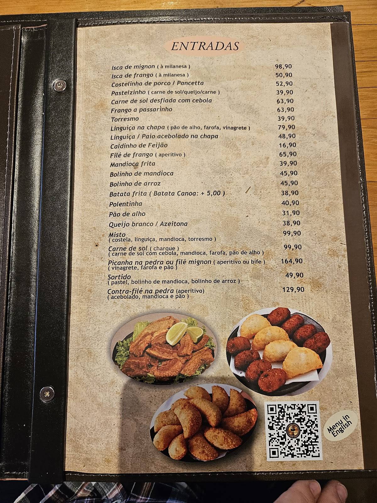 Graça Mineira cardápio