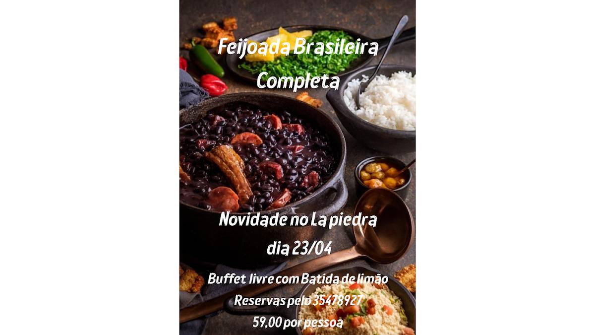 Restaurante Lá Piedra cardápio