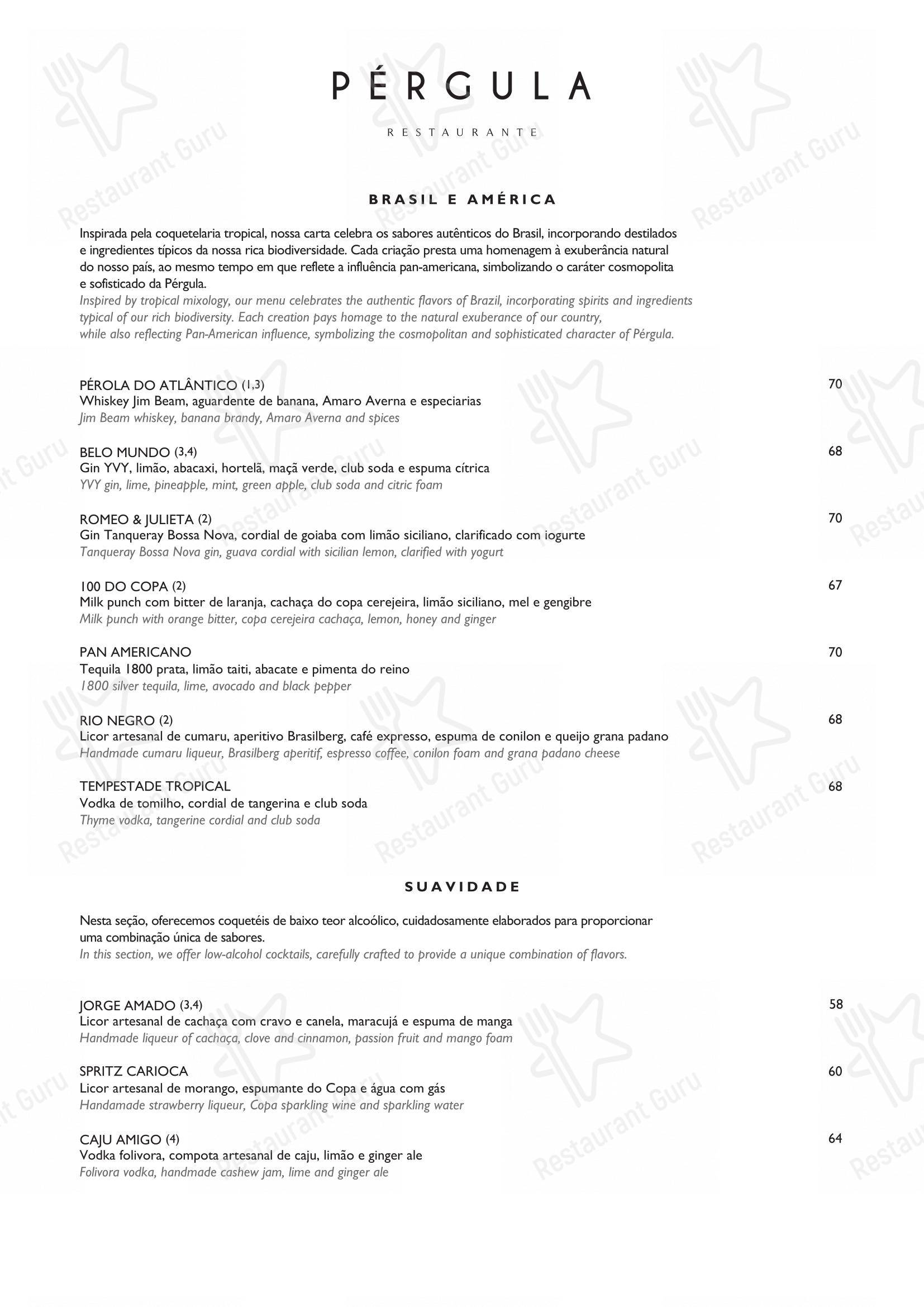 Крафт меню para Restaurante Mee - (Copacabana Palace) em Rio de Janeiro