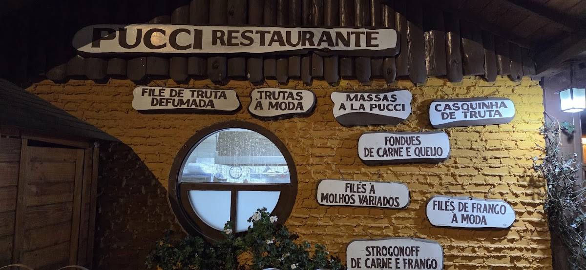 Restaurante Pucci cardápio