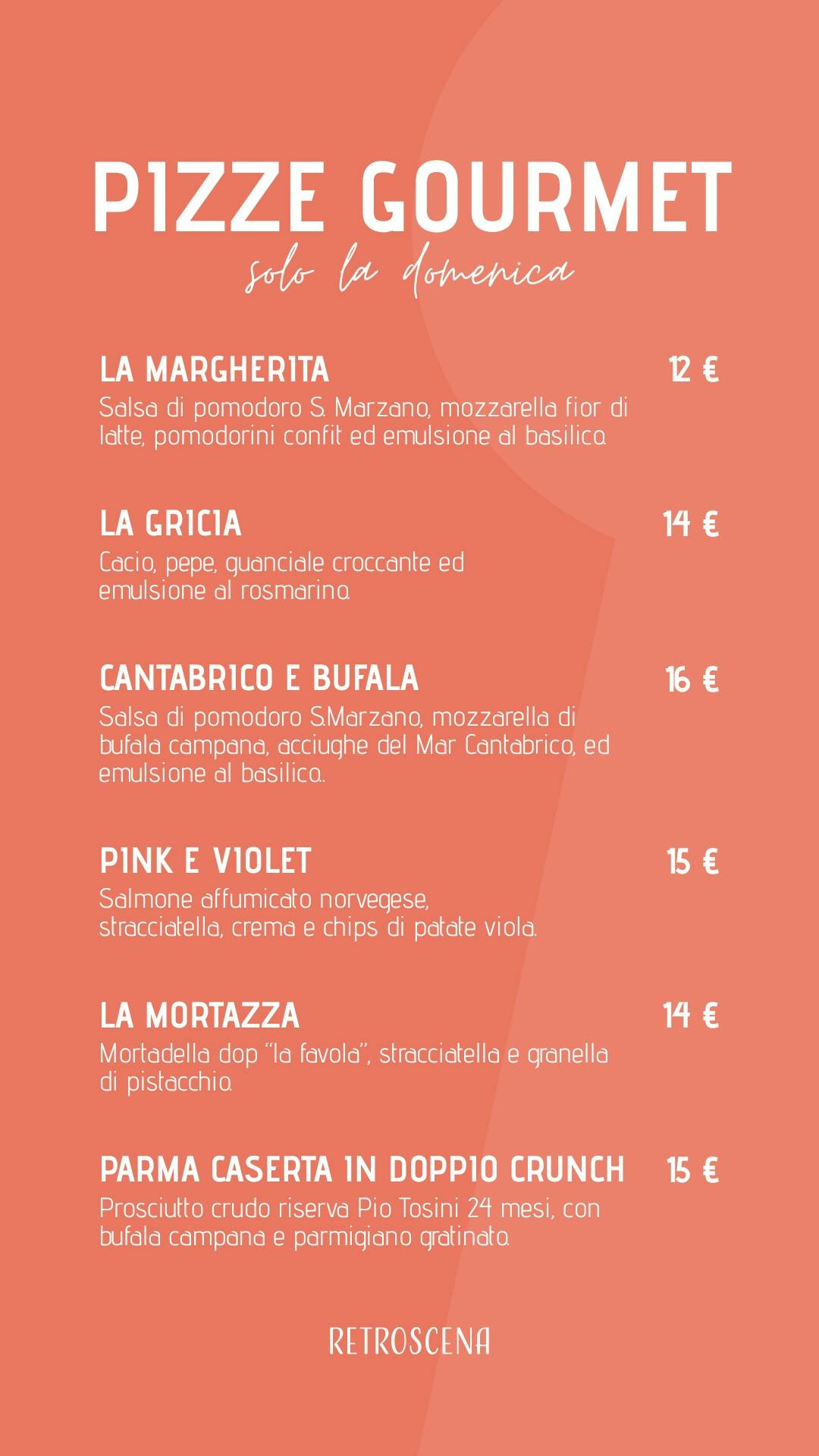Menu di Retroscena 