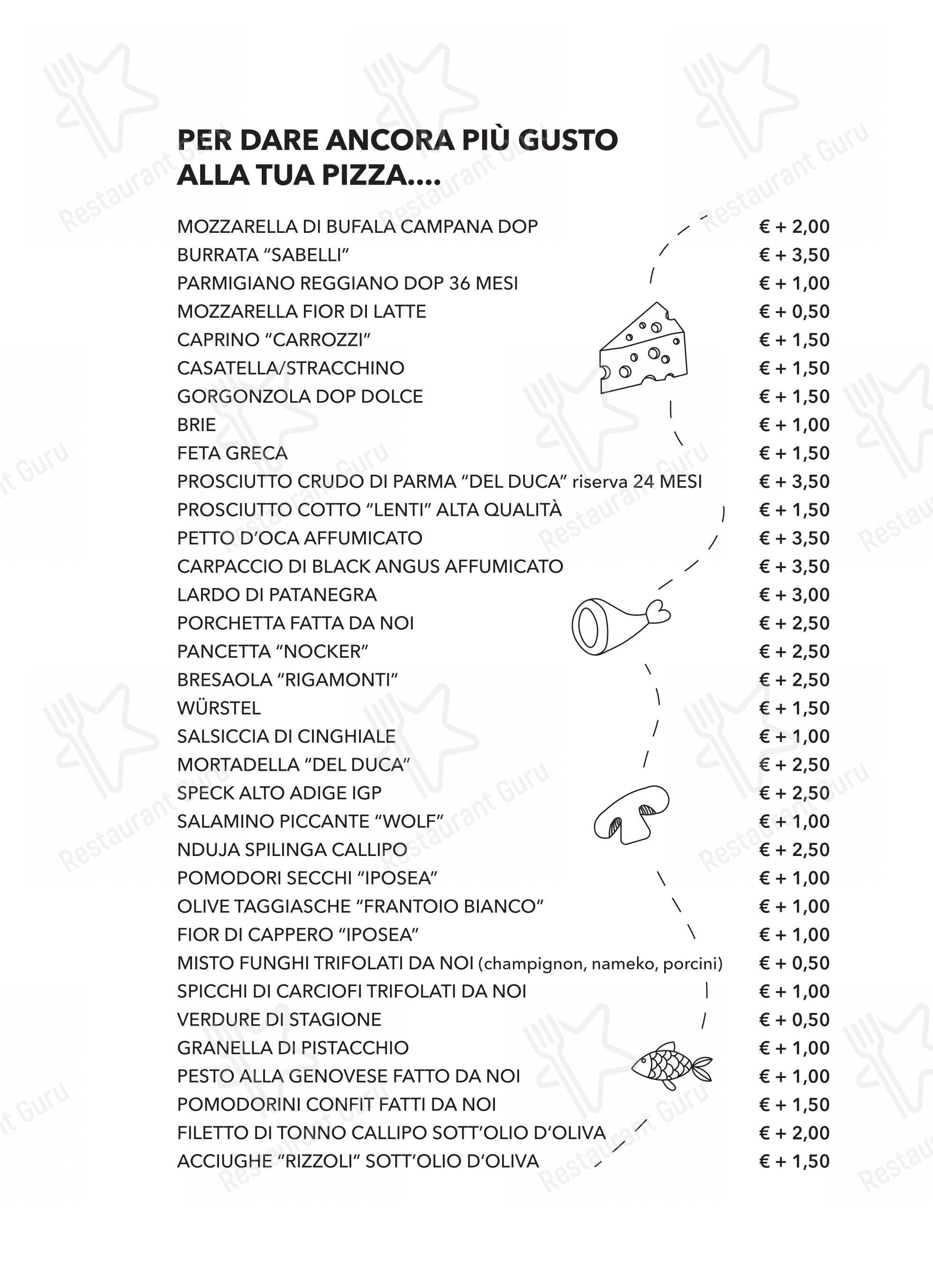 Rico'S 3 - La Forneria in Pieve di Soligo - Menu