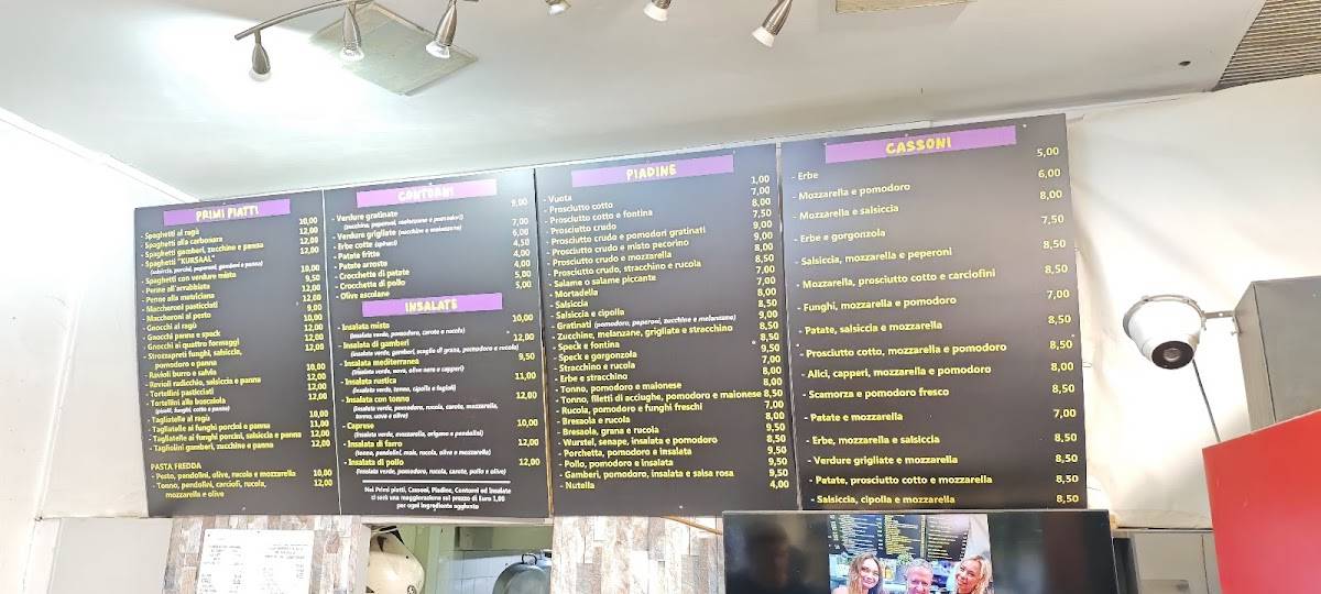 Menu di Del Kursaal 