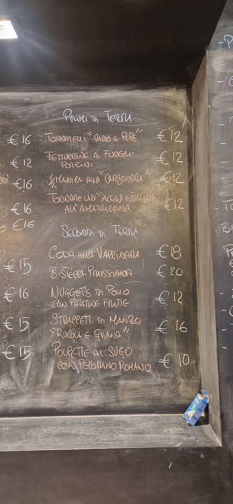 Menu di Ristorante Al Dente 