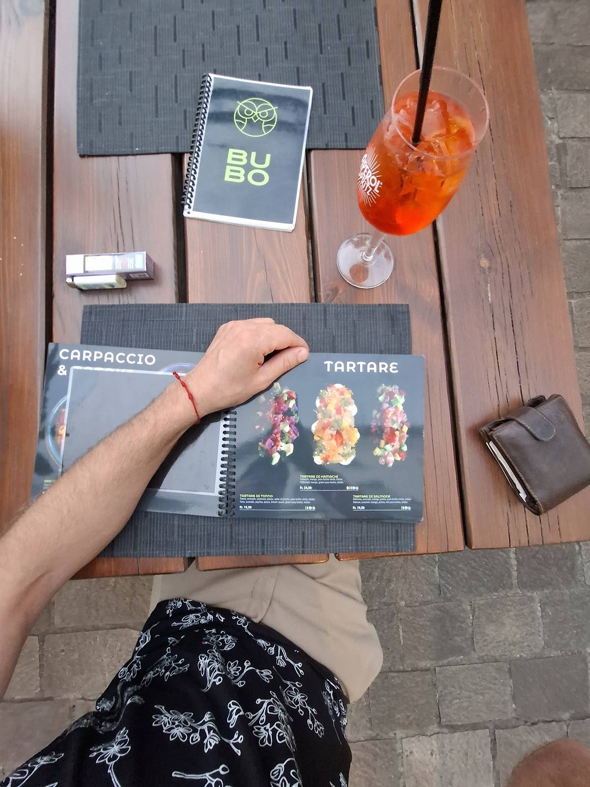 Menu di Ristorante Bubo 