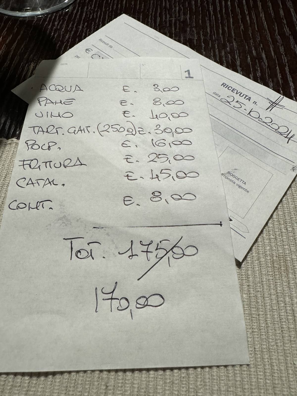 Menu di Ristorante Civico 35 